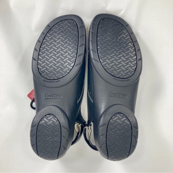 Hotter Switch Leather Comfort Sandals Black NEW IN BOX Size 8 - Picture 7 of 8